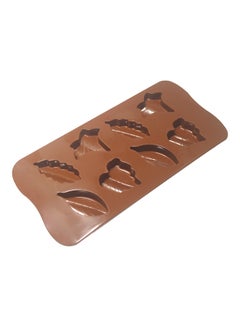 Buy Chocolate Molds - Leaves Shape - Silicone Molds - Cake Mold - Silicon Chocolate Molds - Brown Leaves - Chocolate Mould - Dark Brown in UAE