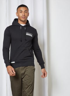 Buy Back Graphic Hoodie Black in Saudi Arabia