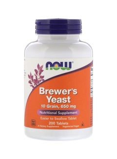 Buy Brewer's Yeast 650 mg  200 Tablets in UAE