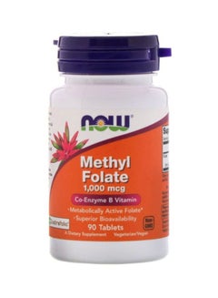 Buy Methyl Folate Dietary Supplement 1000 Mcg - 90 Tablets in Saudi Arabia