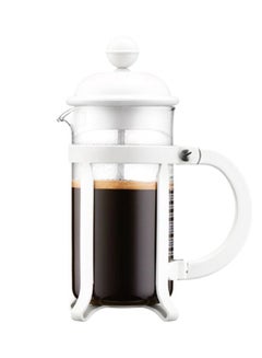 Buy 8 Cups Java French Press Coffee Maker White 1Liters in UAE