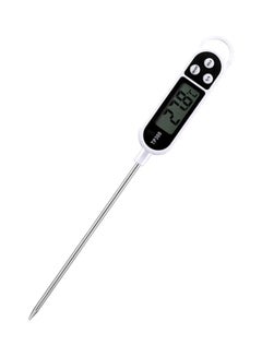 Buy Digital Kitchen Thermometer White/Black/Silver 24.5x2.5cm in UAE