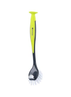 Buy Dish Brush Grey With Green Handle/ Orange Assorted 44.5x29x32.5cm in UAE