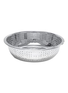 Buy Deluxe Steel Colander Silver 50cm in UAE