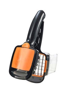 Buy Multifunction Vegetable Cutter Black/Orange 21x7.2cm in Egypt