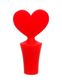 Buy Stainless Steel Beverage Bottle Stopper Red in Saudi Arabia