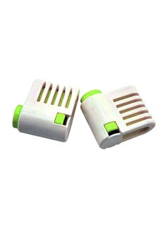 Buy 2-Piece 5 Layer DIY Cake Bread Cutter White/Green in Saudi Arabia