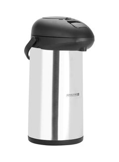 Buy Royalford RF8336 3L Double wall Stainless Steel Vacuum Flask - Coffee Heat Insulated Thermos for Keeping Hot/Cold Retention, Double-Wall for Coffee, Hot Water, Tea, Beverage | Ideal for Commercial & Outings Silver/Black in UAE