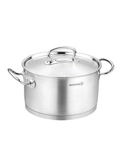 Buy Proline Satin Pot Silver 24x14cm in UAE