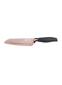 Buy Aria Santoku Knife Rose Gold/Black 7inch in Saudi Arabia