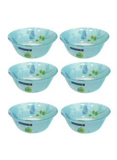 Buy 6 Piece Value Pack Gems Bowl Blue/Green 12cm in UAE