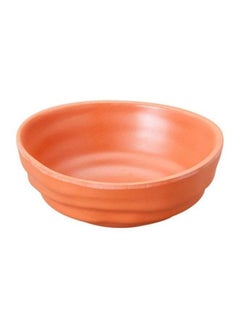 Buy Melamine Terracota Serving Bowl Orange 5.5inch in UAE