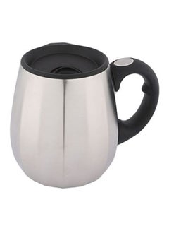 Buy Classic Steel Mug Silver/Black in Saudi Arabia