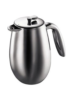 Buy Columbia Stainless Steel Double Wall Coffee Maker silver 350ml in UAE