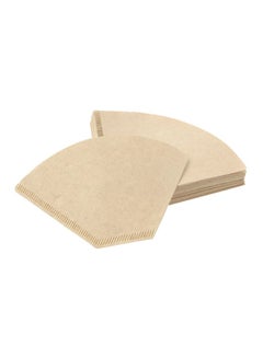 Buy Unbleached Coffee Filter Beige 16x2x11cm in Saudi Arabia