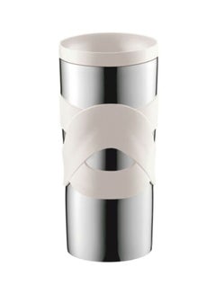 Buy Stainless Sleet Travel Vacuum Mug white 350ml in UAE