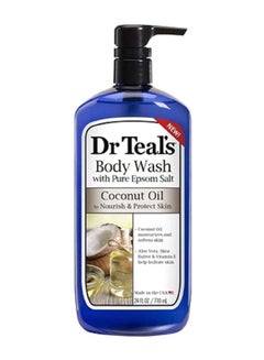 Buy Coconut Oil Epsom Salt Body Wash 710ml in UAE