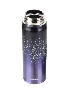 Buy New Design Double Wall Thermos Water Bottle Purple/Black/Silver in UAE