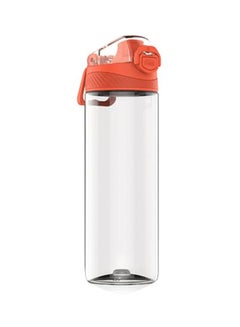 اشتري Tritan Portable Safety Lock Non Toxic Leakproof Water Bottle أحمر / شفاف 480 مل في الامارات