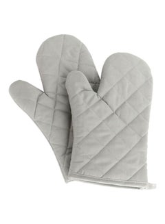 Buy Anti Steam Oven Glove Grey 18x28cm in Egypt