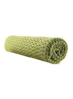 Buy Microfibre Kitchen Towel Green 40x40cm in UAE