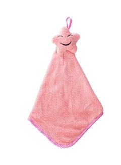 Buy Cartoon Star Design Hand Towel Pink in Saudi Arabia