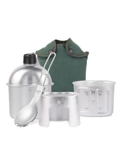 Buy 4-Piece Cookware Set With Storage Bag Silver in Saudi Arabia