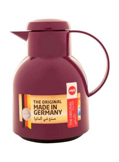 Buy Plastic Vacuum Tea And Coffee Flask Aubergine Purple 1Liters in Saudi Arabia