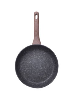 Buy Grandee Stone Frying Pan Black/Brown 24x5.5cm in UAE