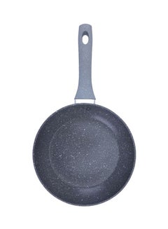 Buy Marble Coated Frying Pan Grey 30cm in Saudi Arabia