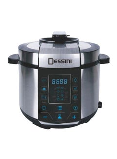 Buy Electric Pressure Cooker 6 L 6006 Silver/Black/Blue in UAE