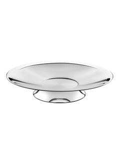 Buy Fruit Bowl With Stainless Steel Stem Cosmos Silver 32cm in Egypt