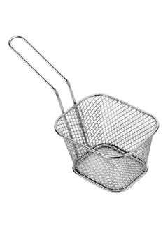 Buy Stainless Steel Frying Basket Silver in UAE