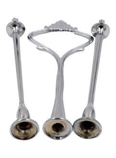 Buy Fruit Plate Bracket For Cake Rack Silver 14x7x0.5cm in Saudi Arabia