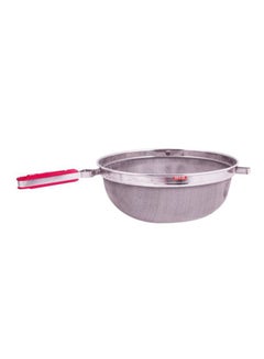 Buy Rainbow Juice Strainer Silver/Red 28.5cm in UAE