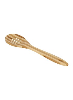 Buy Bamboo Slotted Spoon Beige/Brown in Saudi Arabia