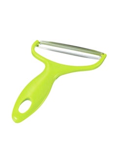 Buy Stainless Steel Vegetable Peeler Green/White 18x12cm in UAE