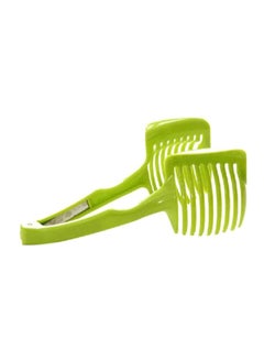 Buy Vegetable Slicer Green/Silver in UAE