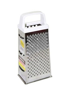 Buy 4 Way Stainless Steel Grater Silver/White 17cm in UAE