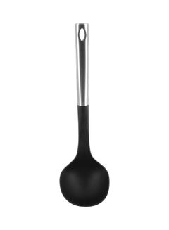 Buy Soup Serving Spoon Black/Silver in UAE