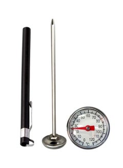 Buy Stainless Steel Kitchen Thermometer Black in UAE