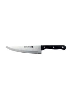 Buy Stainless Steel Chef Knife Black/Silver 9inch in UAE