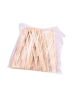 Buy 1000-Piece Wooden Coffee Stirrer Beige 19cm in UAE