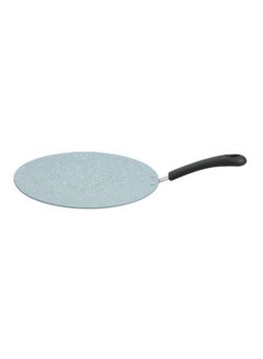 Buy Aluminum Concave Tawa Grey/Black/Silver 30x0.3cm in UAE