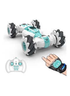 Buy Remote Control Watch Gesture Sensor Deformable Electric Toy Car 21.30*9.00*16.00cm in Saudi Arabia