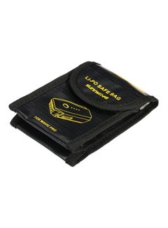 Buy Fireproof Storage Bag Black/Yellow in Saudi Arabia