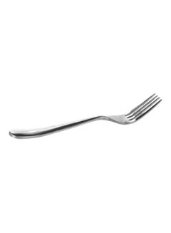 Buy 2-Piece Stainless Steel Dinner Fork Set Silver 9cm in UAE