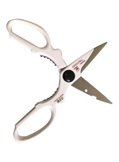 Buy Stainless Steel Kitchen Scissor White/Silver in UAE