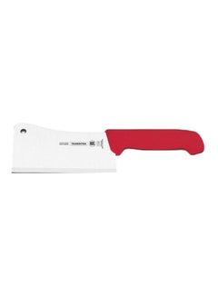 Buy Professional Heavy Knife Red/Silver 10inch in UAE