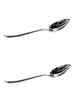 Buy 2-Piece Spoon Set Silver in UAE
